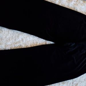 Black Velour Looking Pants